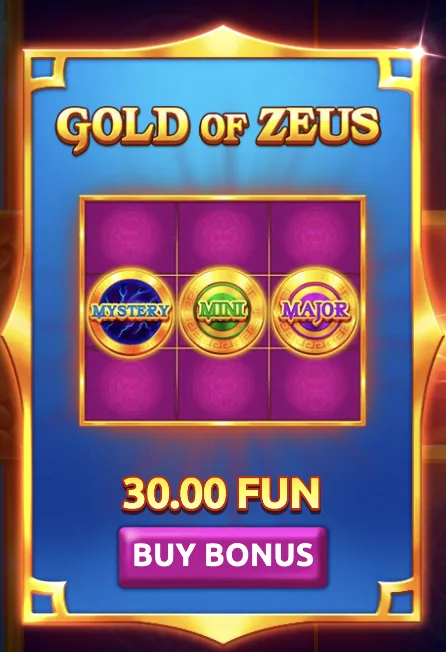 Gold of Zeus bonus artwork for Zeus Sky Slot bonus guide