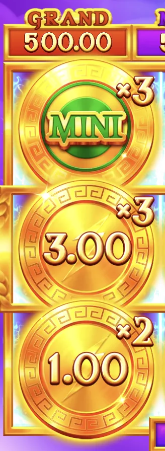Zeus Sky Slot vertical mobile-friendly jackpot coin column